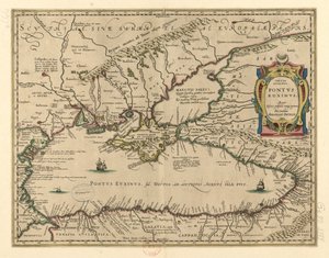 Pontus Euxinus by Abraham Ortelius